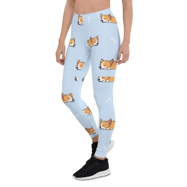 Corgi Sleeping, Welsh, Corgy, Puppy, Dog, Face, Tongue, Leggings | Buy Online | Kinky Cloth