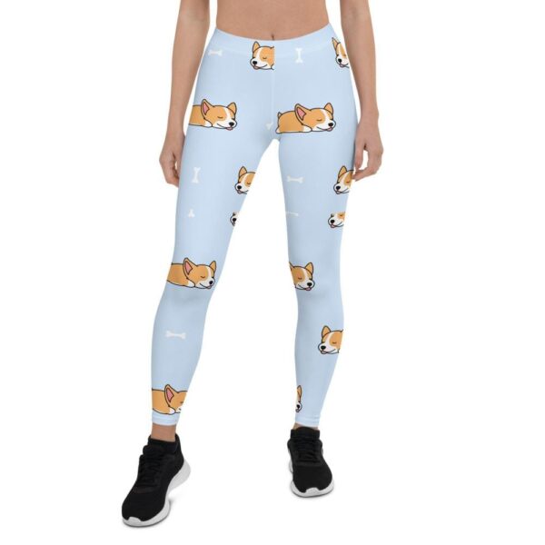 Corgi Sleeping, Welsh, Corgy, Puppy, Dog, Face, Tongue, Leggings | Buy Online | Kinky Cloth