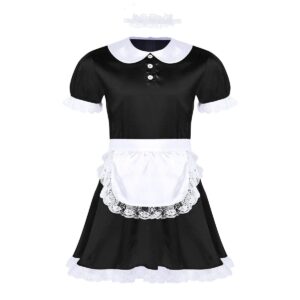 Kinky Cloth Type C Black / M Cosplay French Maid Men's Dress