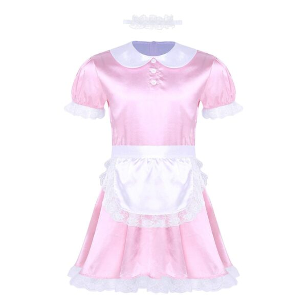 Kinky Cloth Type C Pink / M Cosplay French Maid Men's Dress