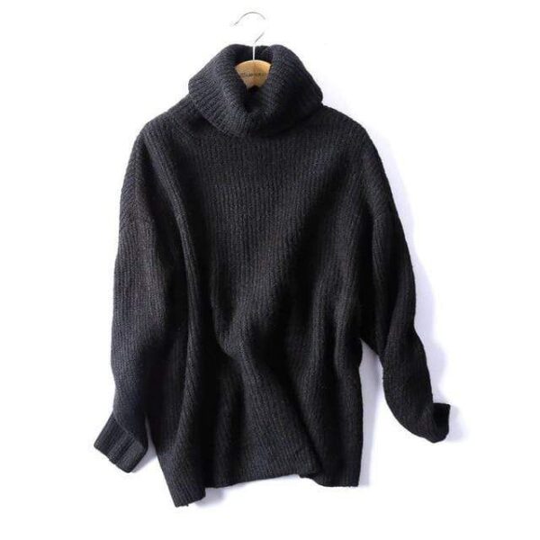 Kinky Cloth Sweatshirt Black / S Cozy Wozy Knit Sweater