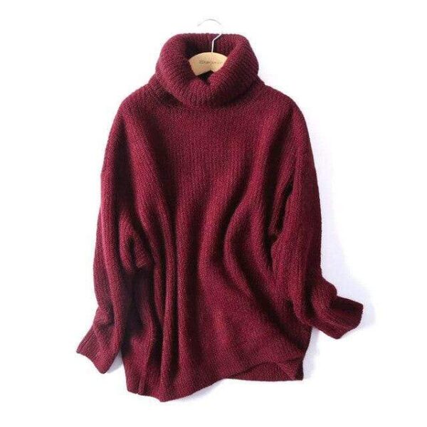 Kinky Cloth Sweatshirt Burgundy / S Cozy Wozy Knit Sweater