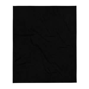 Kinky Cloth Creepy Cutie Black Throw Blanket