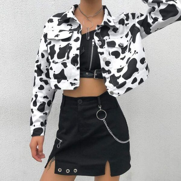 Kinky Cloth 200000801 Cropped Cow Jacket