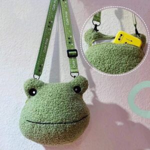 Kinky Cloth 200001420 Crossbody Shoulder Bag Plush Frog