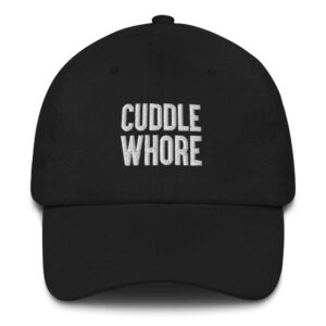 Kinky Cloth Black Cuddle Whore Dad Hat