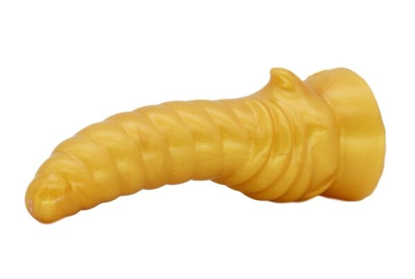 Kinky Cloth 201202902 Curved Large Golden Silicone Dildo