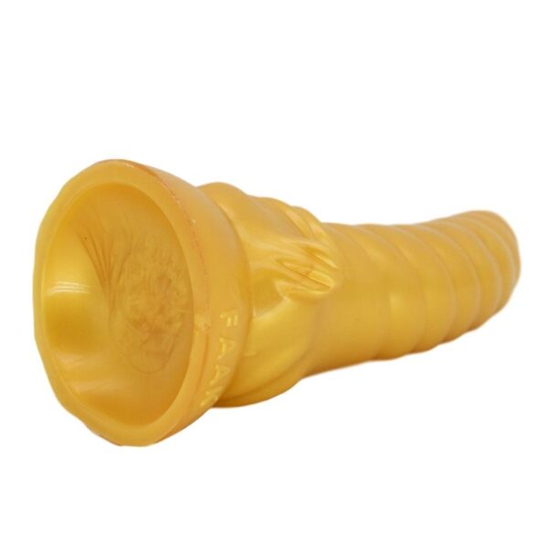 Kinky Cloth 201202902 Curved Large Golden Silicone Dildo