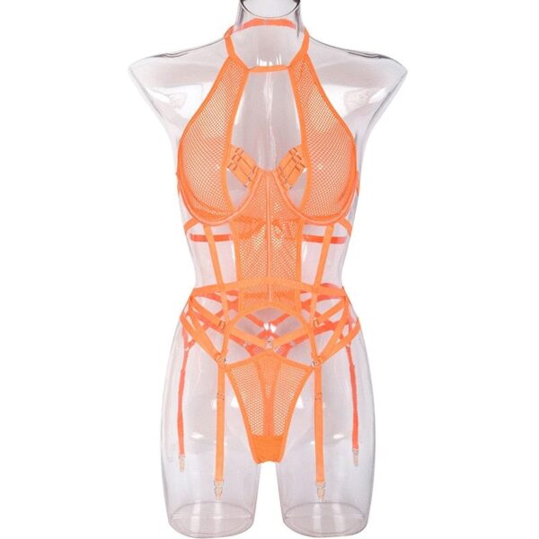 Kinky Cloth Cut Out Bandage Lingerie Set