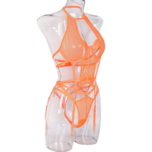 Kinky Cloth Cut Out Bandage Lingerie Set