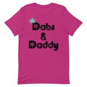 Kinky Cloth Berry / 2XL Dabs and Daddy Black T-Shirt