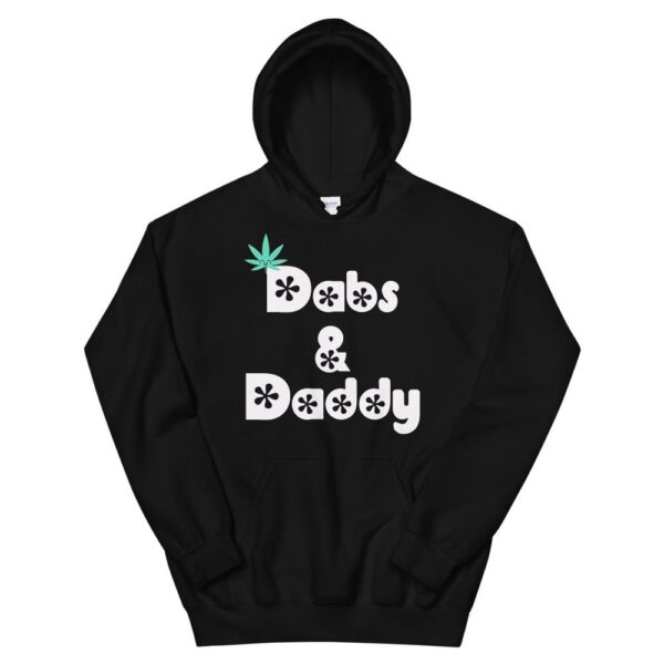 Kinky Cloth Black / 2XL Dabs and Daddy White Hoodie