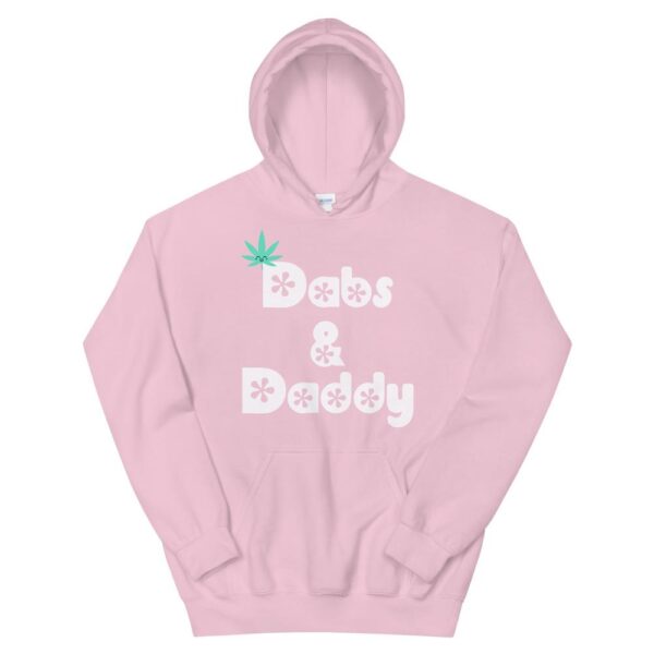 Kinky Cloth Light Pink / 2XL Dabs and Daddy White Hoodie