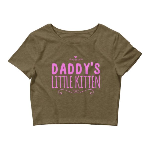 Kinky Cloth Heather Olive / XS/SM Dadd'ys Little Kitten (Pink) Cropped Top