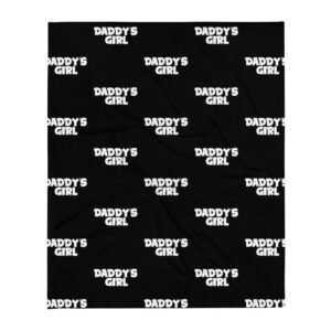 Kinky Cloth Daddy's Girl Throw Blanket