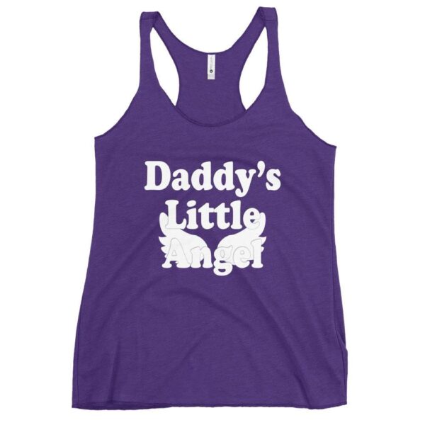 Kinky Cloth Purple Rush / XS Daddy's Little Angel White Tank Top