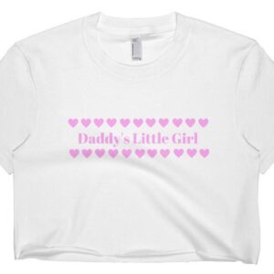 Kinky Cloth Blue / Crop Top - S Daddy's Little Girl Top