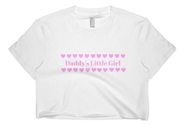 Kinky Cloth Blue / Crop Top - S Daddy's Little Girl Top