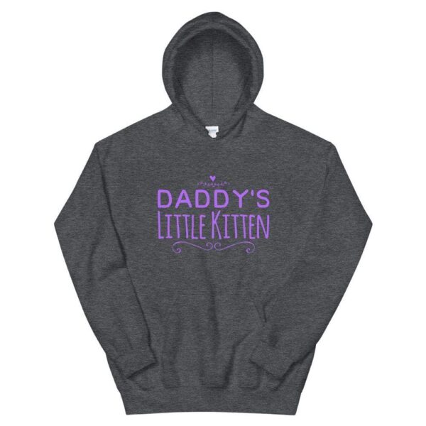 Kinky Cloth Dark Heather / S Daddy's Little Kitten  Hoodie