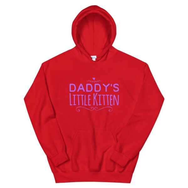 Kinky Cloth Red / S Daddy's Little Kitten  Hoodie