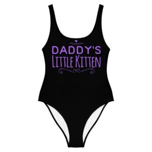 Kinky Cloth XS Daddy's Little Kitten  One-Piece Swimsuit