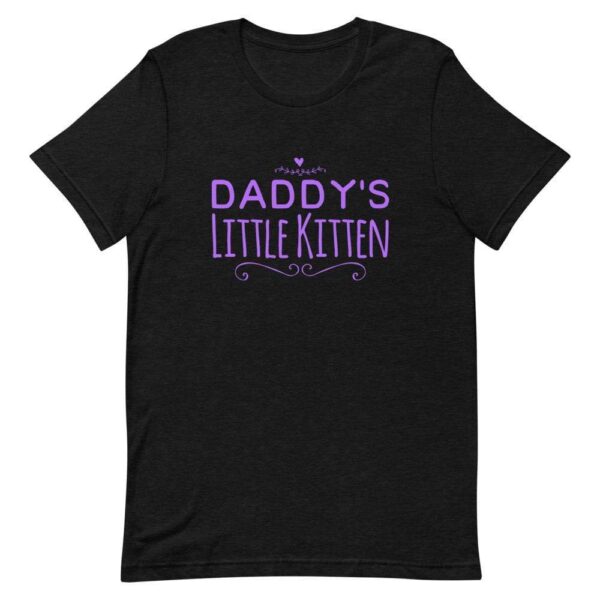 Kinky Cloth Black Heather / XS Daddy's Little Kitten  T-Shirt