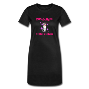 SPOD Women's T-Shirt Dress S Daddy's Little Kitten T-Shirt Dress