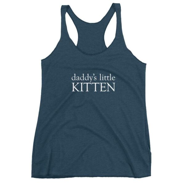 Kinky Cloth Indigo / XS Daddy's Little Kitten Tank Top