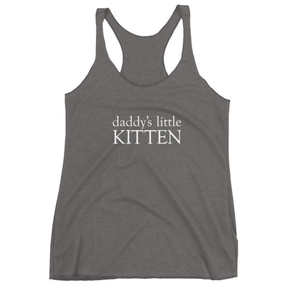 Kinky Cloth Premium Heather / XS Daddy's Little Kitten Tank Top