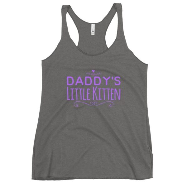 Kinky Cloth Premium Heather / XS Daddy's Little Kitten  Tank Top