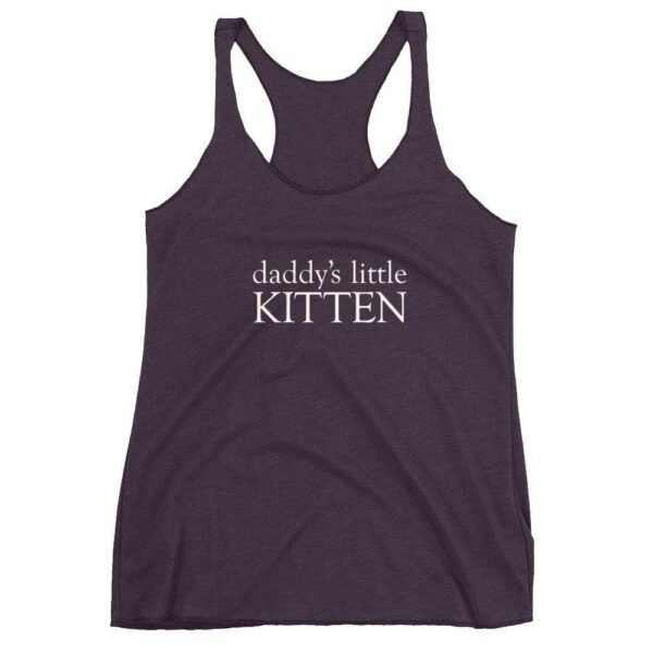 Kinky Cloth Vintage Purple / XS Daddy's Little Kitten Tank Top