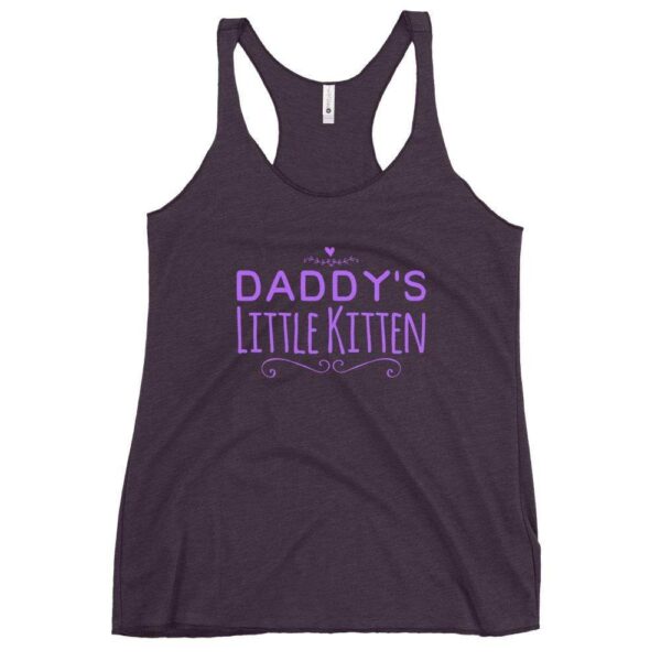 Kinky Cloth Vintage Purple / XS Daddy's Little Kitten  Tank Top