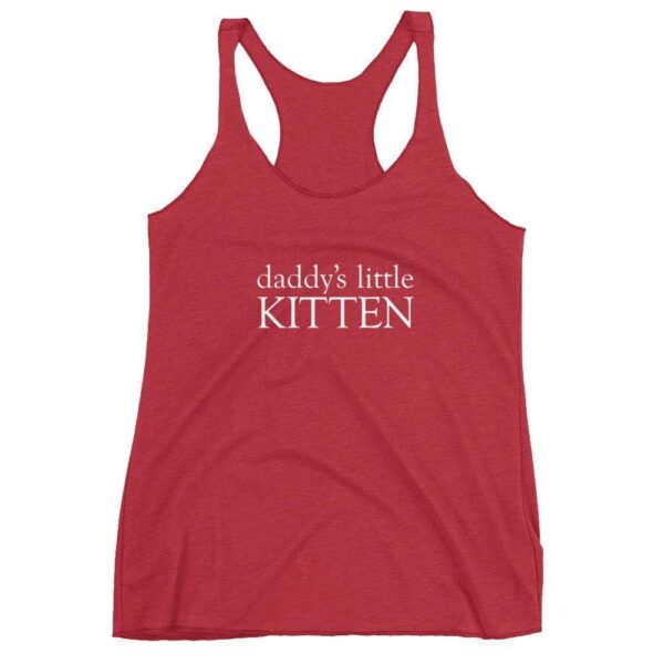 Kinky Cloth Vintage Red / XS Daddy's Little Kitten Tank Top