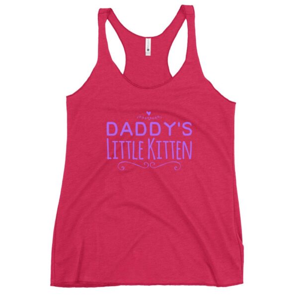 Kinky Cloth Vintage Shocking Pink / XS Daddy's Little Kitten  Tank Top