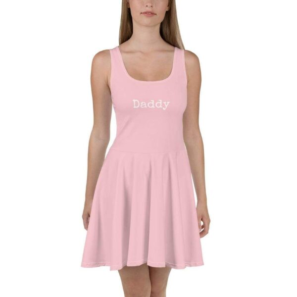 Kinky Cloth XS Daddy Typewriter White Skater Dress