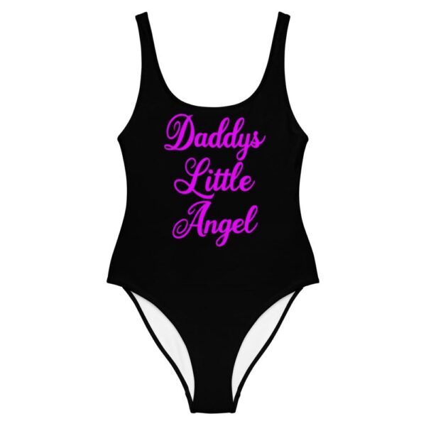 Kinky Cloth XS Daddys Little Angel Pink One-Piece Swimsuit