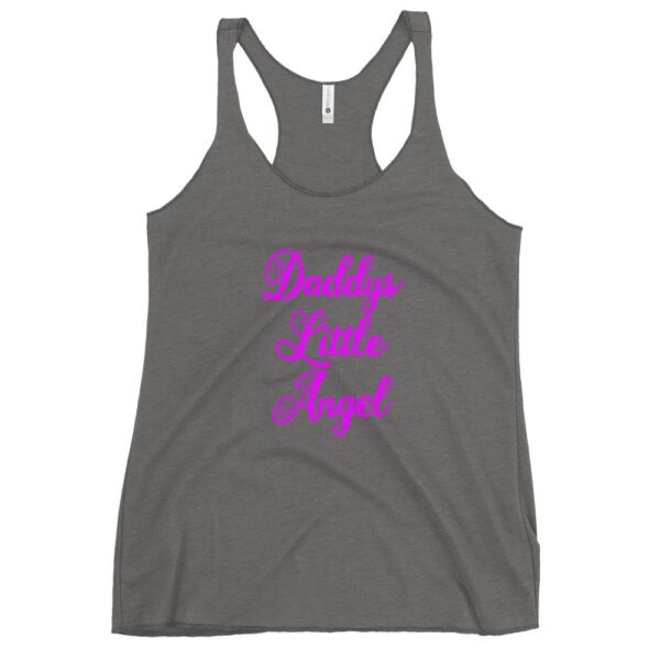 Kinky Cloth Premium Heather / XS Daddys Little Angel Pink Tank Top