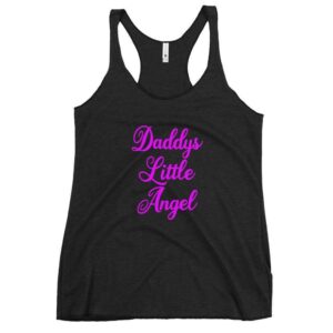 Kinky Cloth Vintage Black / XS Daddys Little Angel Pink Tank Top