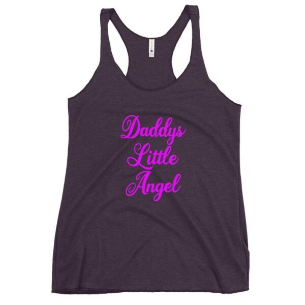 Kinky Cloth Vintage Purple / XS Daddys Little Angel Pink Tank Top