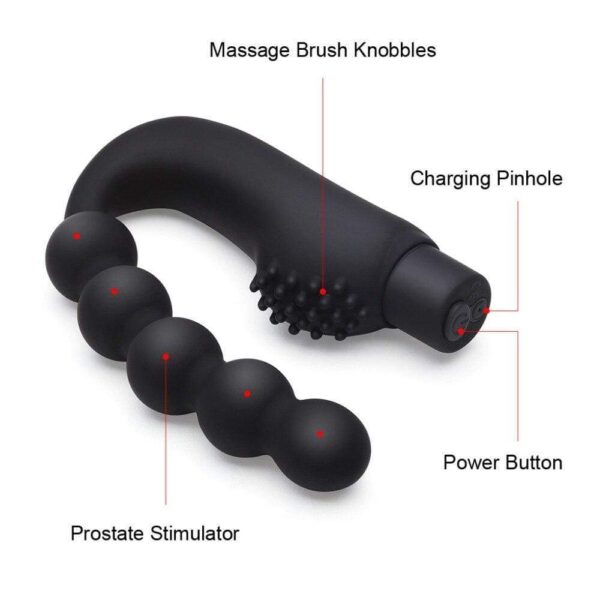 Kinky Cloth 200001518 DB2X Clitoris and Bead Vibrator