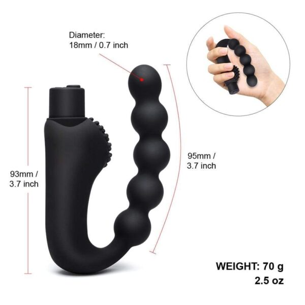 Kinky Cloth 200001518 DB2X Clitoris and Bead Vibrator