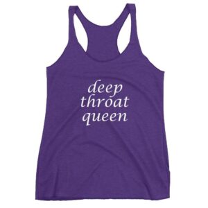 Kinky Cloth Purple Rush / XS Deep Throat Queen Tank Top