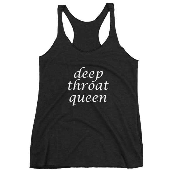 Kinky Cloth Vintage Black / XS Deep Throat Queen Tank Top