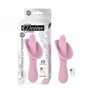 Nasstoys Vibrators Devine Vibes Vibro Tongue Clit Hugger-pink