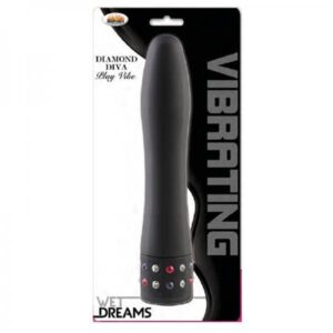 Hott Products Vibrators Diamond Diva Play Vibe Black