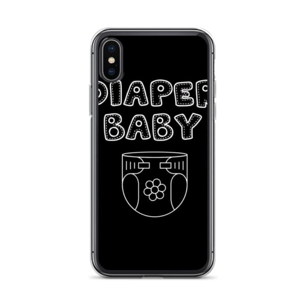 Kinky Cloth iPhone X/XS Diaper Baby Girl White IPhone Case