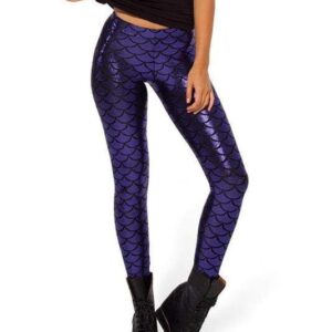 Kinky Cloth K030 Blue violet / S Digital Mermaid Leggings