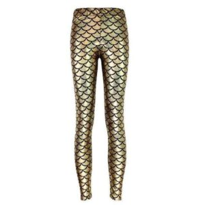 Kinky Cloth K030 Gold / S Digital Mermaid Leggings