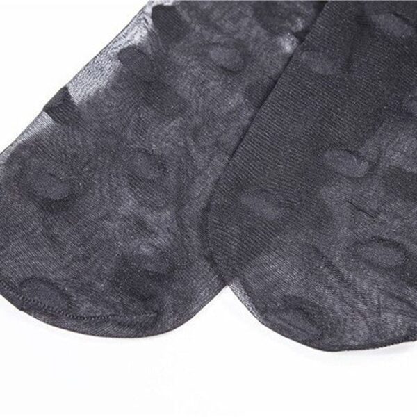 Kinky Cloth Dot Patterned Silk Pantyhose