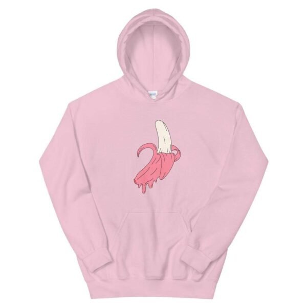 Kinky Cloth Light Pink / S Dripping Pink Banana Unisex Hoodie